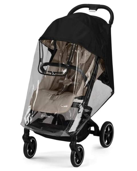 Коляска прогулочная Cybex Beezy (с дождевиком и бампером), Almond Beige (Бежевый)