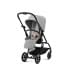 Коляска прогулочная Cybex Eezy S Twist+ 2 BLK (с дождевиком и бампером), Lava Grey (Серый)