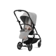 Коляска прогулочная Cybex Eezy S Twist+ 2 BLK (с дождевиком и бампером), Lava Grey (Серый)