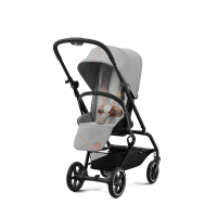 Коляска прогулочная Cybex Eezy S Twist+ 2 BLK (с дождевиком и бампером), Lava Grey (Серый)