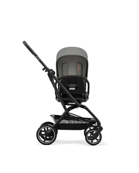 Коляска прогулочная Cybex Eezy S Twist+ 2 BLK (с дождевиком и бампером), Lava Grey (Серый)