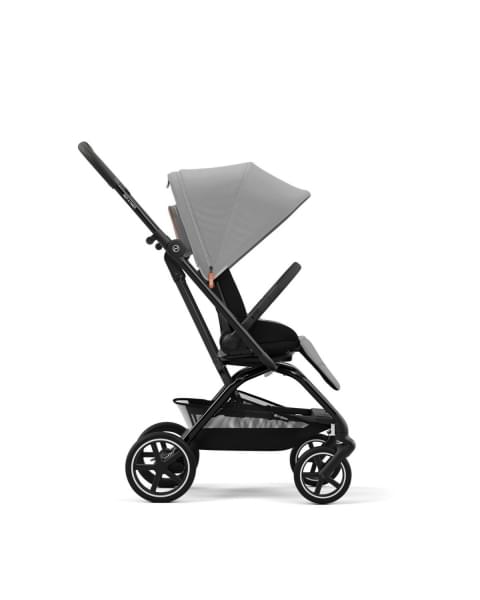Коляска прогулочная Cybex Eezy S Twist+ 2 BLK (с дождевиком и бампером), Lava Grey (Серый)