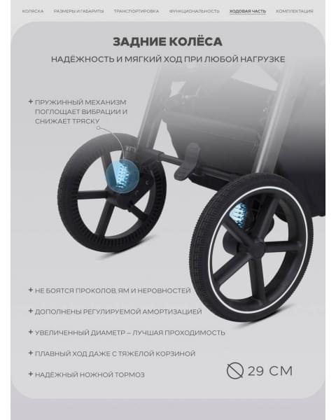 Коляска прогулочная Rant Caspia Soft Olive