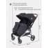Коляска прогулочная для двойни Mowbaby Tandem Black