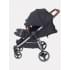Коляска прогулочная для двойни Mowbaby Tandem Black