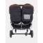 Коляска прогулочная для двойни Mowbaby Tandem Black