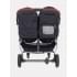 Коляска прогулочная для двойни Mowbaby Tandem Black