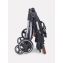 Коляска прогулочная для двойни Mowbaby Tandem Black