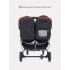 Коляска прогулочная для двойни Mowbaby Tandem Black