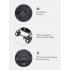 Коляска прогулочная для двойни Mowbaby Tandem Black