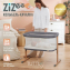 Колыбель Tutti Bambini ZiZee Oak/Charcoal