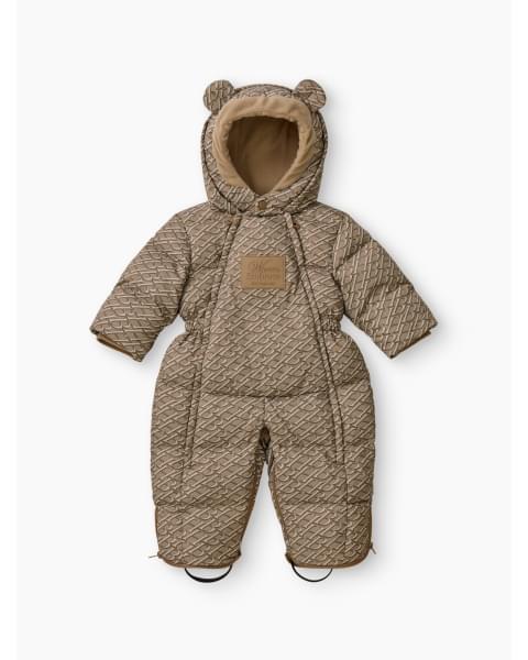 Комбинезон-трансформер детский от Happy Baby beige letters