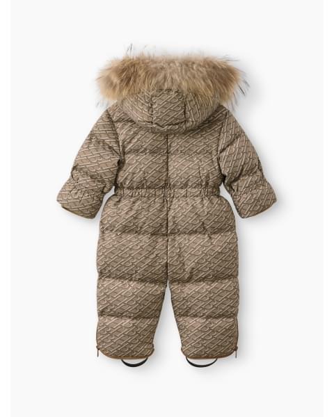 Комбинезон-трансформер детский от Happy Baby beige letters