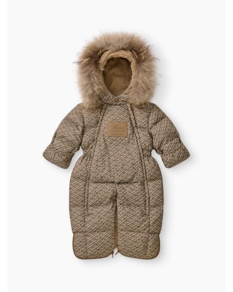 Комбинезон-трансформер детский от Happy Baby beige letters