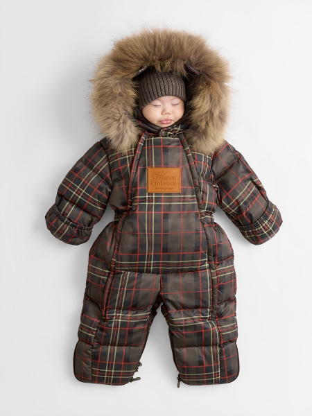 Комбинезон-трансформер детский от Happy Baby dark chocolate