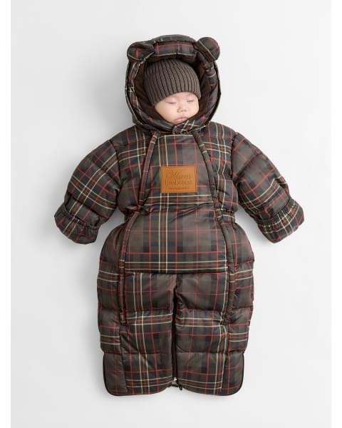 Комбинезон-трансформер детский от Happy Baby dark chocolate