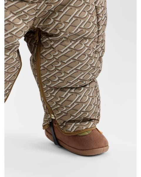 Комбинезон-трансформер детский от Happy Baby beige letters