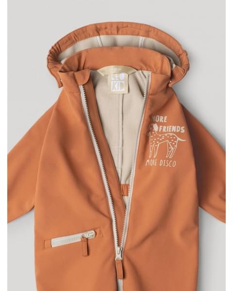 Комбинезон Leokid Softshell, Ginger Dog (Кирпичный) купить в Москве на официальном сайте | Цена, каталог