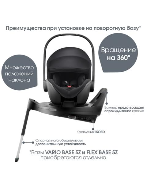 Коляска 3 в 1 Britax Roemer Smile 5Z LUX|Soft Taupe + BABY-SAFE PRO Space Black