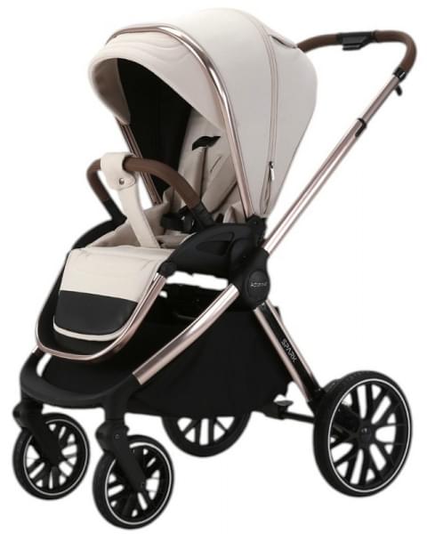 Детская коляска Adamex Spark SE 3 в 1 1-VANILLA-CHAMPAGNE - СВ.БЕЖ-РАМА ШАМПАНЬ