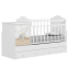 Кровать детская Indigo Amici Universal (трансформер) белый