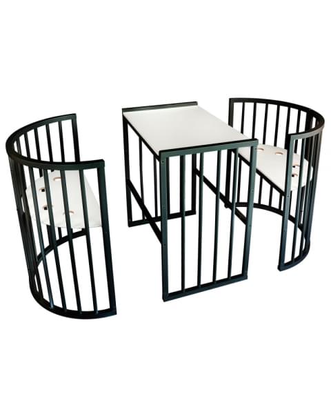 Кровать детская INDIGO Simple 7в1 с поперечным маятником (венге)