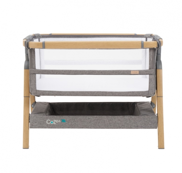 Кровать-трансформер приставная Tutti Bambini CoZee XL 120*60 см Oak/Charcoal 211209/3590 купить в Москве на официальном сайте | Цена, каталог