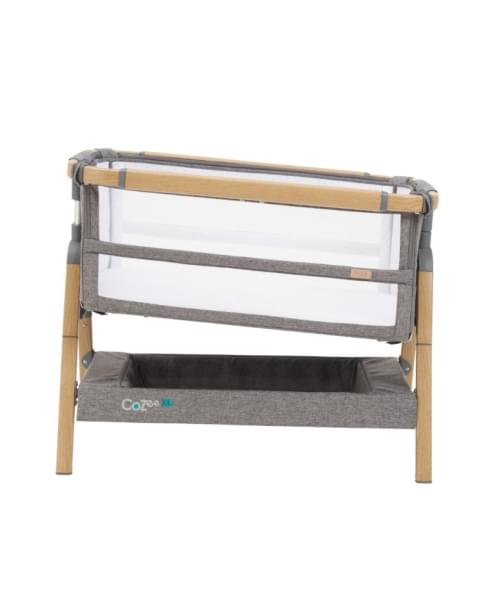 Кровать-трансформер приставная Tutti Bambini CoZee XL 120*60 см Oak/Charcoal 211209/3590 купить в Москве на официальном сайте | Цена, каталог