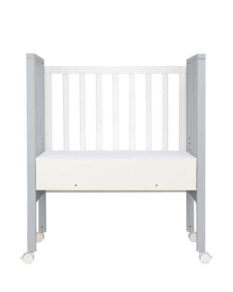 Кровать трансформер 4 в 1 Sweet Baby Luna с матрасом белая/серая