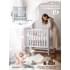 Кровать трансформер 4 в 1 Sweet Baby Luna с матрасом белая/серая