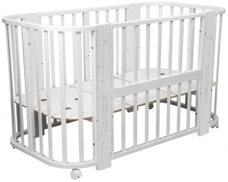 Кроватка-трансформер Indigo Baby Line 5 в 1 звездочки