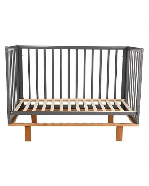 Кроватка детская продольный маятник Pituso Mirage Графит-бук