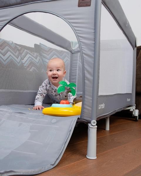 Манеж-кровать Carrello Piccolo Plus CRL-11501/2 Ash Grey