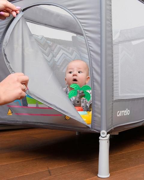 Манеж-кровать Carrello Piccolo Plus CRL-11501/2 Ash Grey
