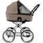 Детская коляска Roan Bass Next Classic 2.0 d14 3 в 1 с автокреслом Tutis Elo Lux EduSky Black BSNC/90/2 Hazel/Black/руч.Black