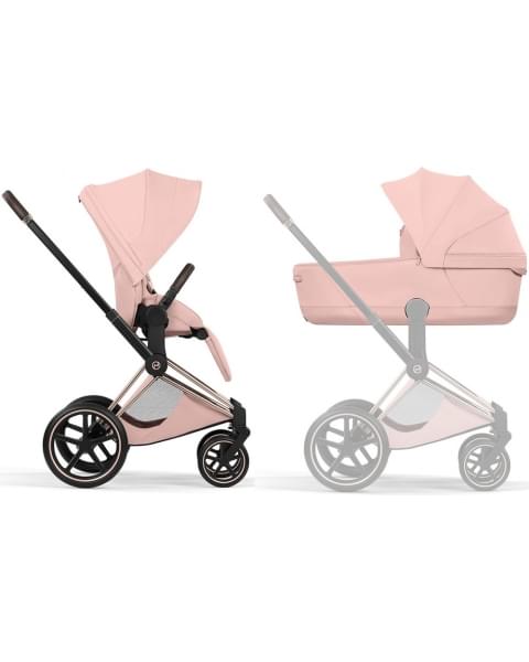 Коляска Cybex Priam V Rosegold Style Collection 2 в 1 Peach Pink