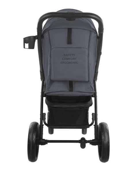 Детская прогулочная коляска Indigo Epica XL темно-серый