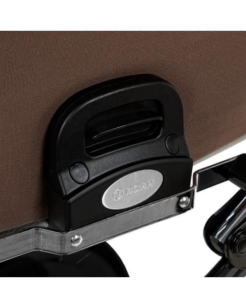 Детская коляска люлька Roan Bass Next Classic d12 2.0 1 в 1 BNC/71/1 Mocha Mousse/Black/руч.Cappuccino