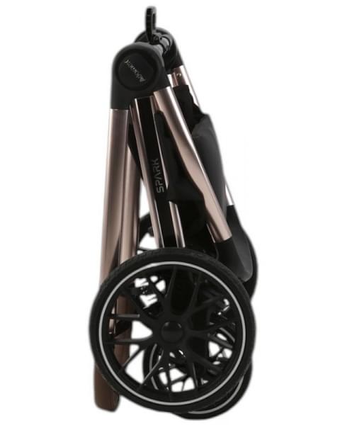 Детская коляска Adamex Spark SE 3 в 1 1-VANILLA-CHAMPAGNE - СВ.БЕЖ-РАМА ШАМПАНЬ