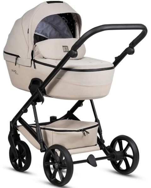 Детская коляска Tutis Viva 6 Plus Essential 3 в 1 с автокреслом Elo Lux EduSky Black 1612058 Crystal