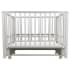 Детская кроватка Indigo Norden универсальный маятник, колесо серый