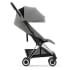 Прогулочная коляска Cybex Coya Mirage Grey с дождевиком/Chrome Brown