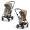 Прогулочная коляска Cybex Eezy S Twist+2 цвет Almond Beige с дождевиком и бампером