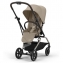 Прогулочная коляска Cybex Eezy S Twist+2 цвет Almond Beige с дождевиком и бампером