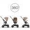 Прогулочная коляска Cybex Eezy S Twist+2 цвет Almond Beige с дождевиком и бампером