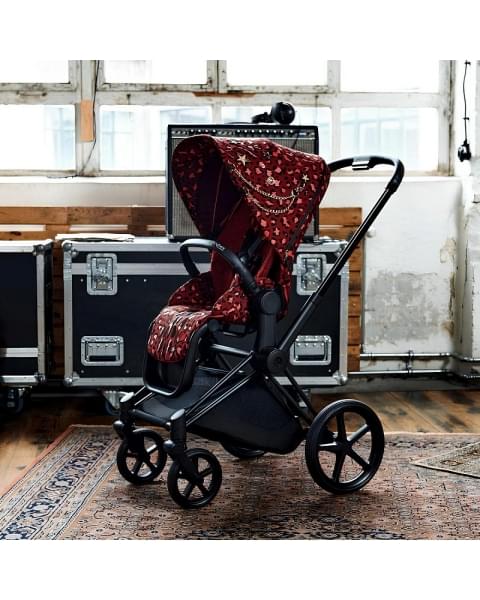 Прогулочная коляска Cybex Priam IV Rockstar/Matt Black