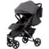 Прогулочная коляска Peppy Polo 2.0 Steel grey хром рама, сумка