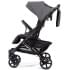 Прогулочная коляска Peppy Polo 2.0 Steel grey хром рама, сумка