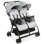 Прогулочная коляска для двойни Chicco Ohlala Twin, Silver Cat (Серый)