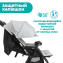 Прогулочная коляска для двойни Chicco Ohlala Twin, Silver Cat (Серый)